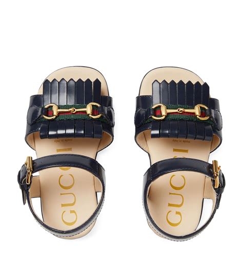 gucci baby sandalen|brand new kids gucci sandals.